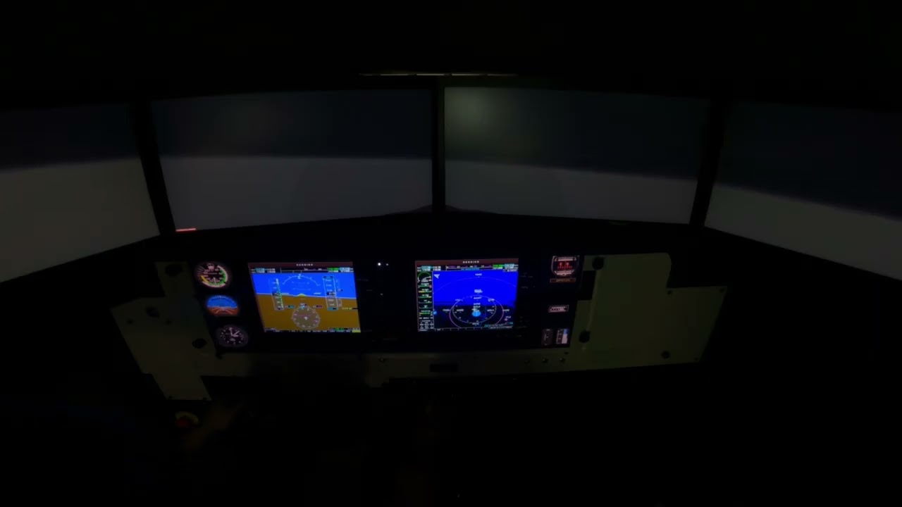 25.01.07 SIM AATD(SD) KDAB : BAI, VOR track, DME Arc, Partial Panels