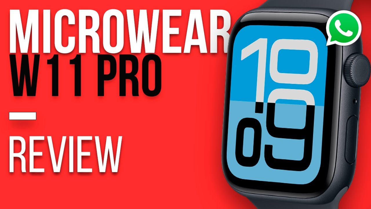 Smartwatch MICROWEAR W11 PRO - Review - MANDA ÁUDIO no WHATSAPP! Mas vale a pena comprar?
