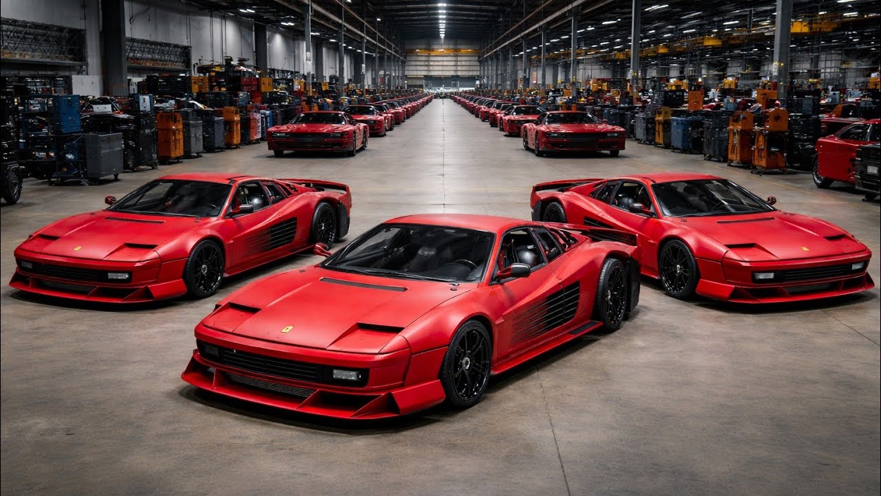 “Abandoned Ferrari Testarossa 1986 Full Restoration | 6 Minutes of Pure ASMR Satisfaction”