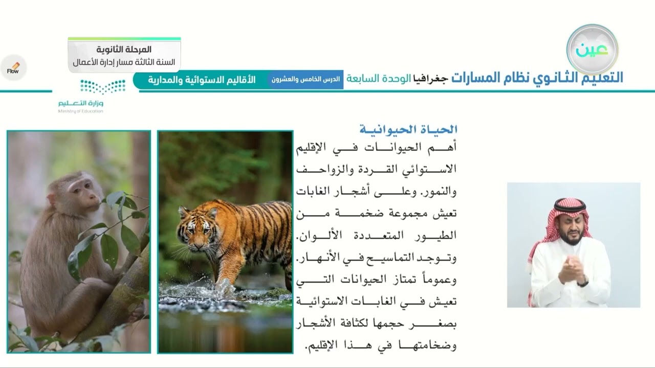 الأقاليم الاستوائية والمدارية - الجغرافيا - المرحلة الثانوية