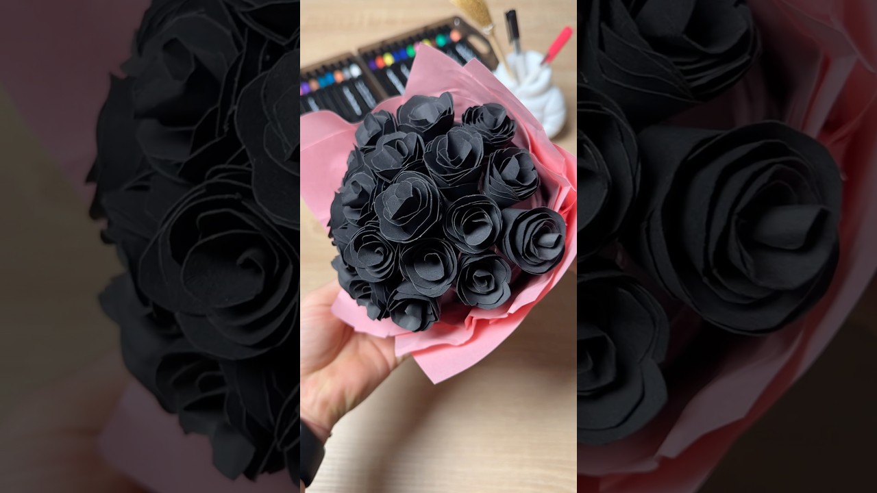 DIY Tiny Rose Bouquet 🌹 Handmade Gift Idea