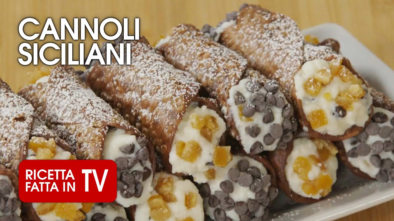 CANNOLI SICILIANI di Benedetta Rossi - Ricetta TV Fatto in Casa per Voi