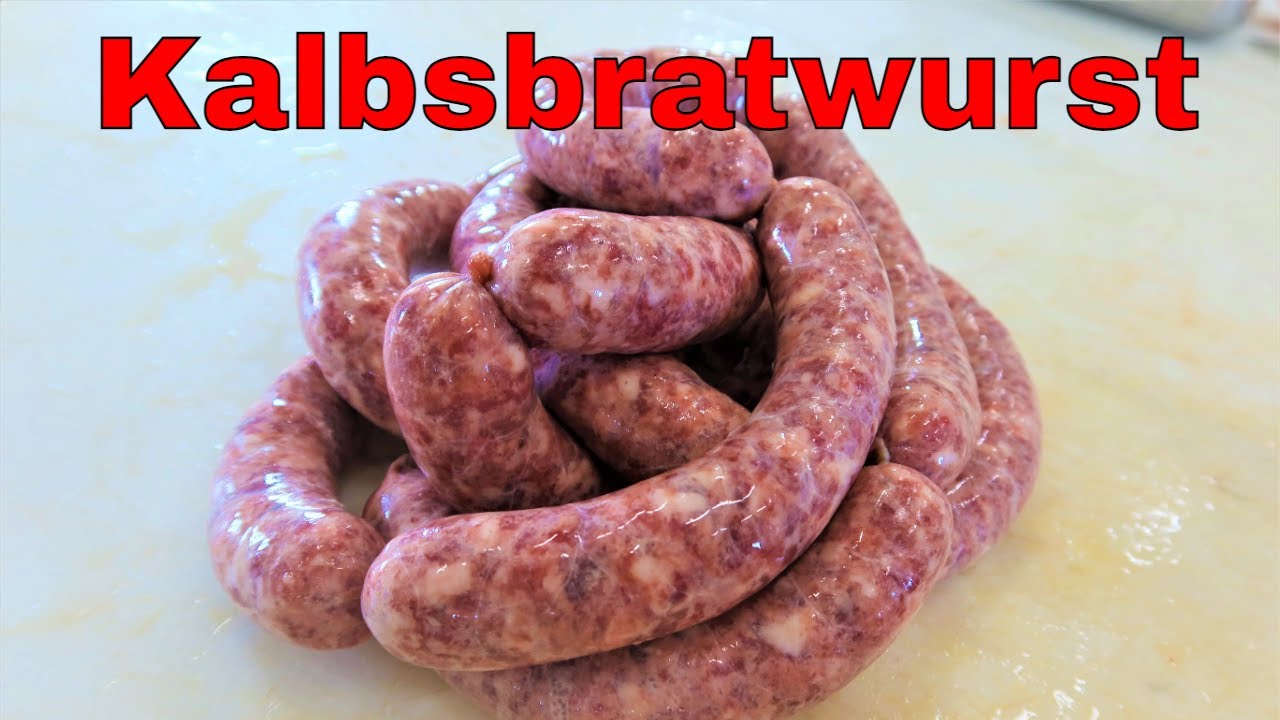 Kalbsbratwurst. German Bratwurst. 1001 Greatest Sausage Recipes
