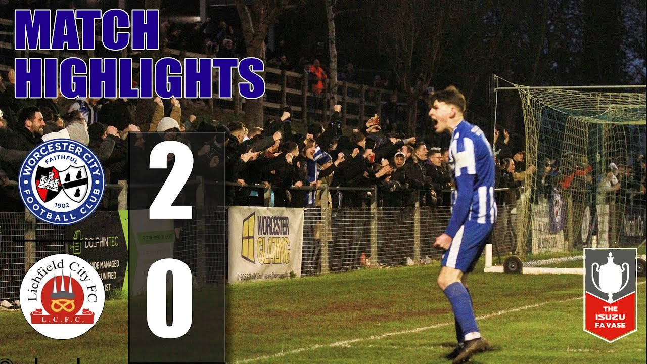 Worcester City 2 Lichfield City 0 #FAVASE