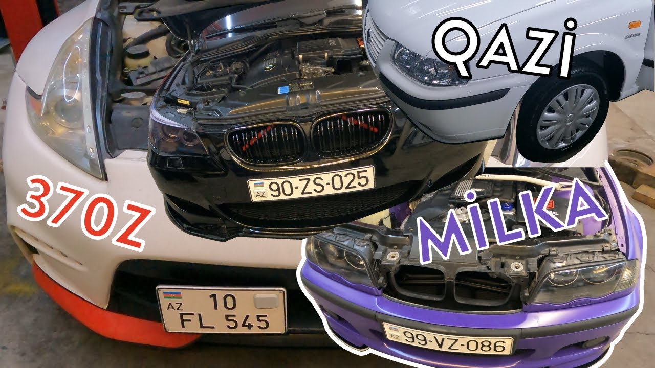Qazi Ülvi Salayevin maşını | Zəfərin M5i | Milka | 370Z