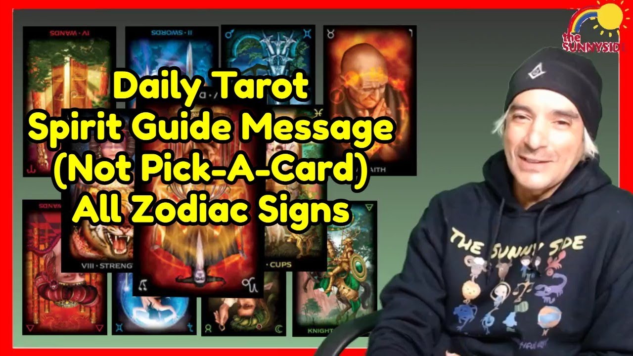 😊🔮Daily Tarot Spirit Guide Message All Zodiac Signs (Not Pick-A-Card) Tarot Reading