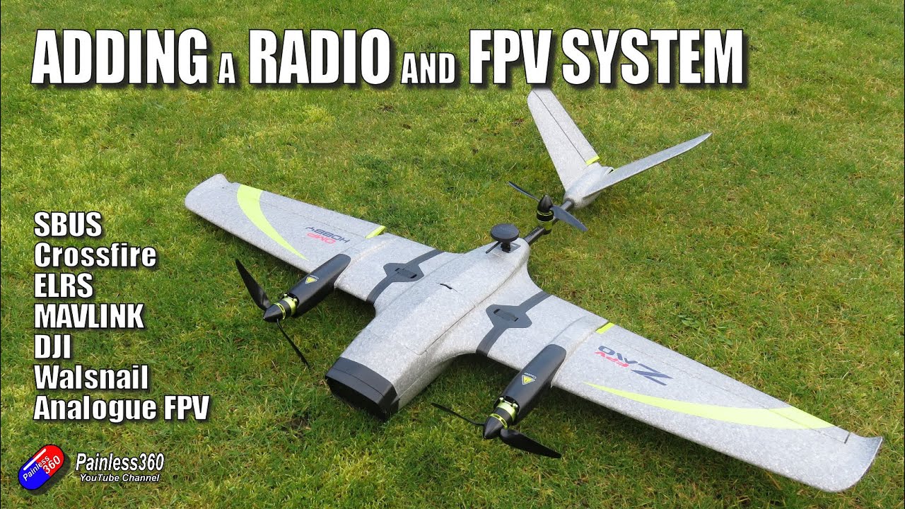 OMPHobby ZMO PRO VTOL: Adding a radio and FPV gear (SBUS, CRSF, DJI etc.)