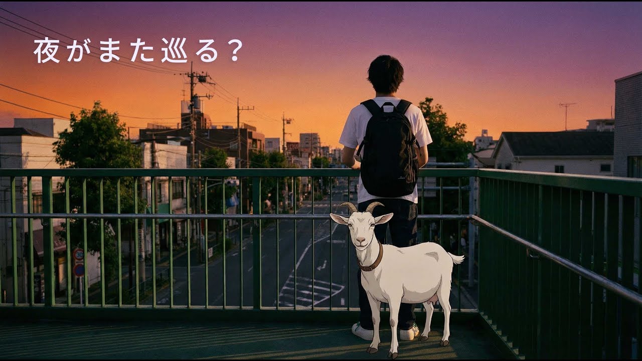 【ヤギの歌】夜がまた巡る？ - 蛙本鳴介 / 夜がまた巡る [AI × MV]