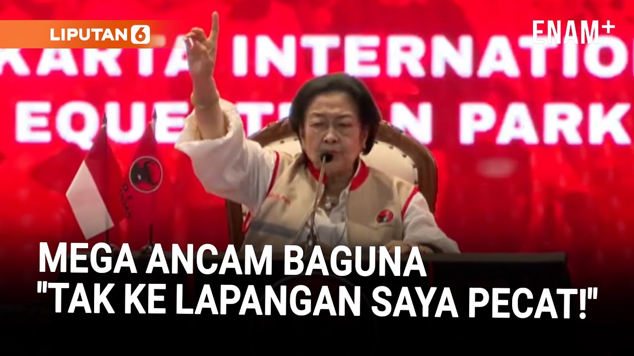 Mega Ancam Anggota Baguna PDIP Tak ke Lapangan saat Bencana: Saya Pecat! | Liputan6