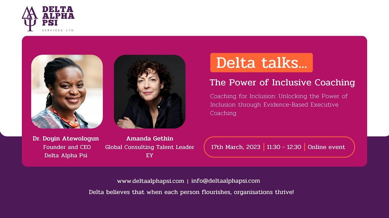 Delta Talks... The Power of Inclusive Coaching
