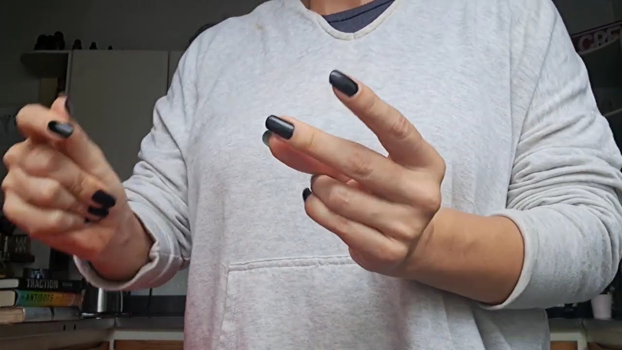 ASMR: Rhythmic Middle Finger Snapping &  Clapping (Black Nails for Focus)