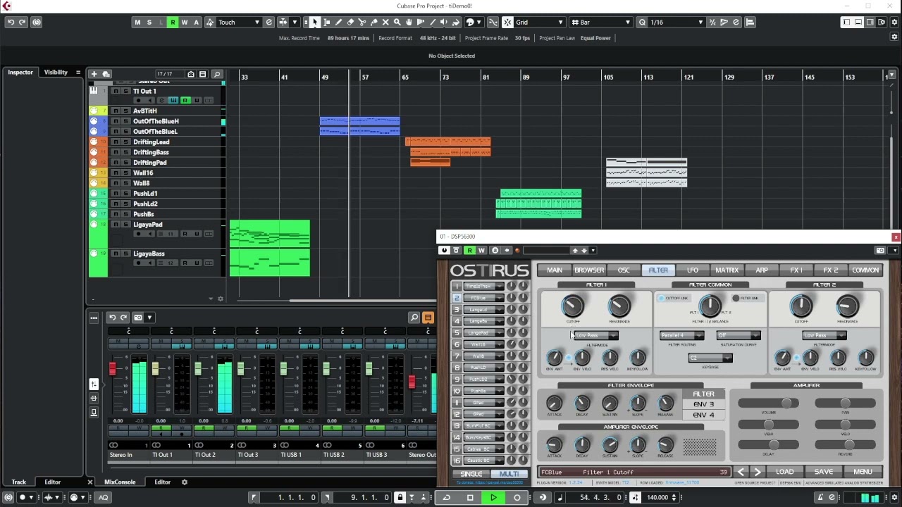 DSP56300 Emulator - Virus TI OsTIrus Demo - Classic 90s/2000s Trance recreations