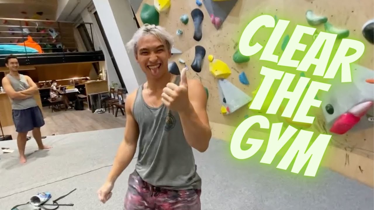 CLEAR THE GYM in 1 session?  | 一日清晒全部線？| N.Bouldering Wan Chi
