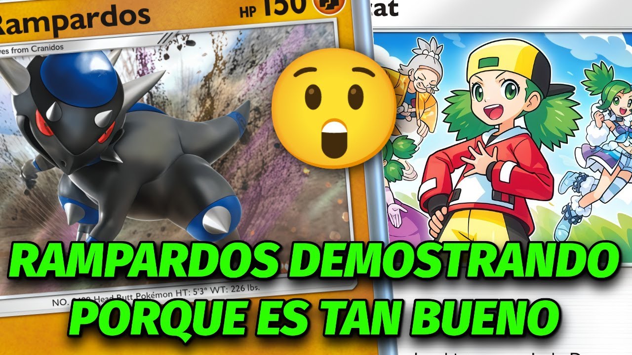 💥Regresa RAMPARDOS MEJORADO Gracias a COPIONA en POKEMON POCKET