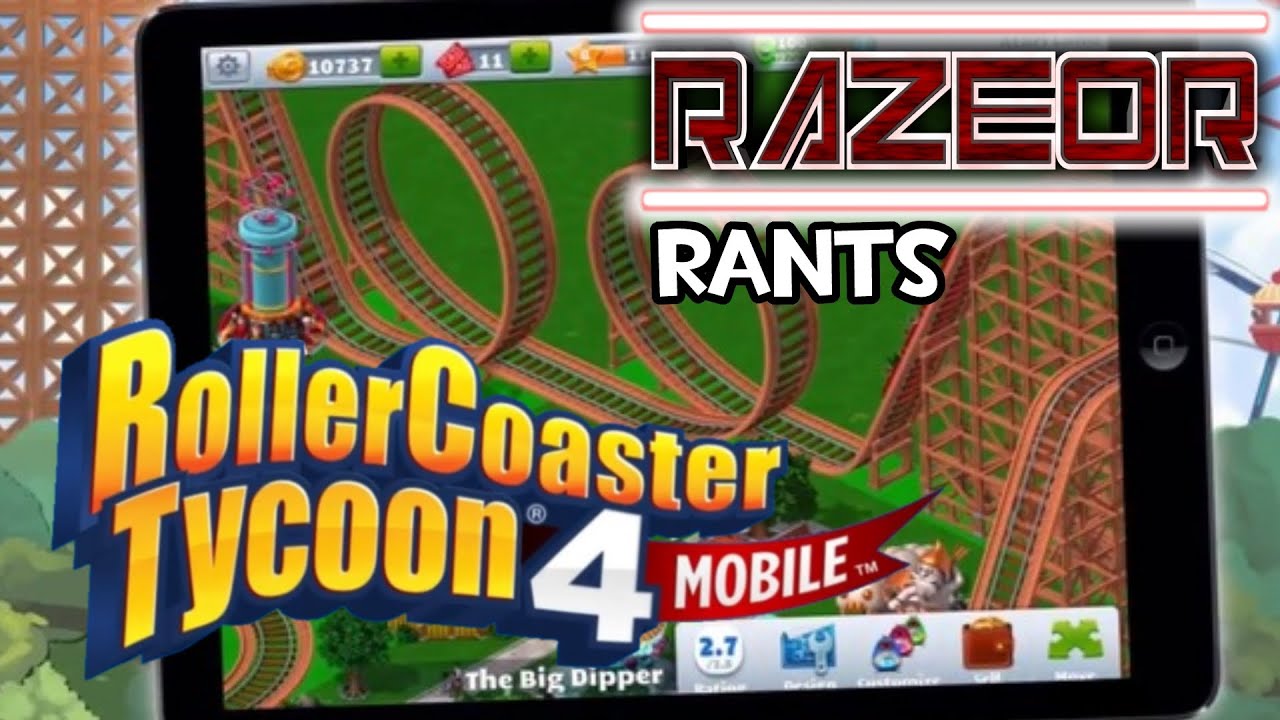 Rollercoaster Tycoon 4 - Razeor Rants (RCT4 Trailer Parody)
