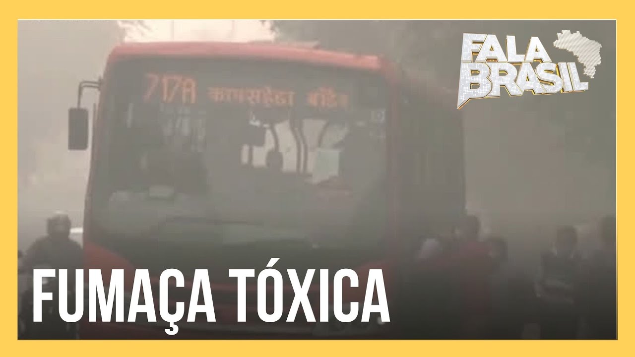 Nova D&eacute;lhi, capital da &Iacute;ndia, fecha escolas e constru&ccedil;&otilde;es por piora nos n&iacute;veis de polui&ccedil;&atilde;o