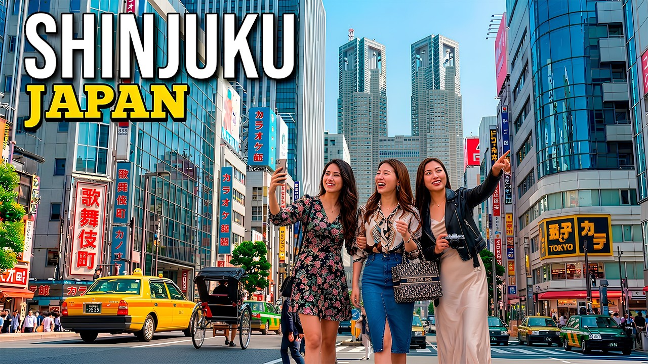 Shinjuku Walking Tour 4K | Tokyo Japan City Walk & Street Life