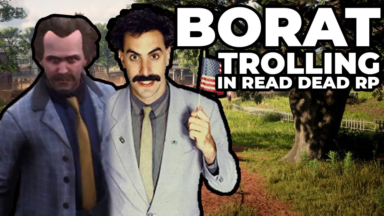Borat Trolling In Red Dead RP (He brings an Army of trolls)