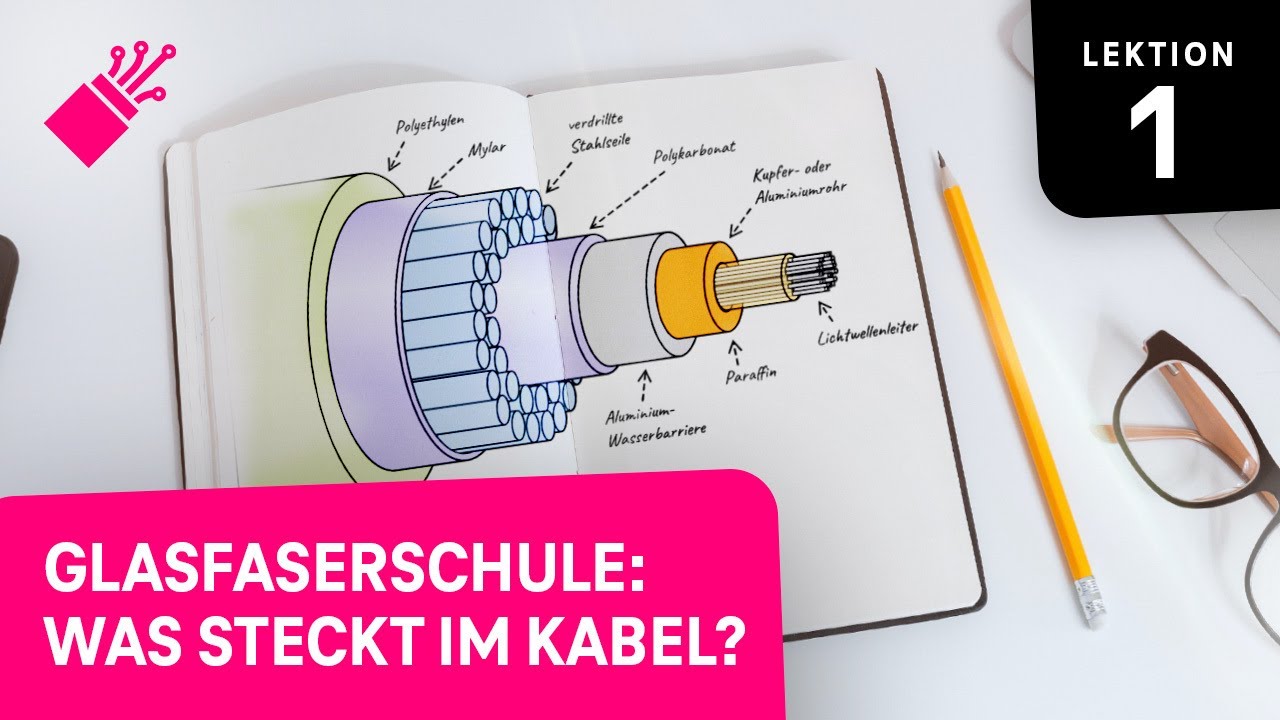 Glasfaser-Schule der Telekom: Was steckt im Glasfaserkabel? (1)