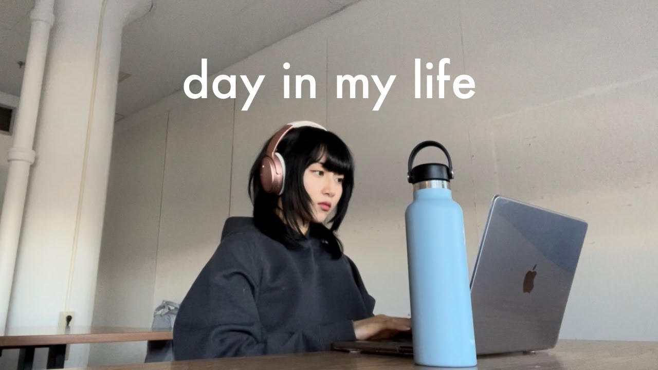 (jpn/eng) a day in my life of a graphic design student but its a little unusual
