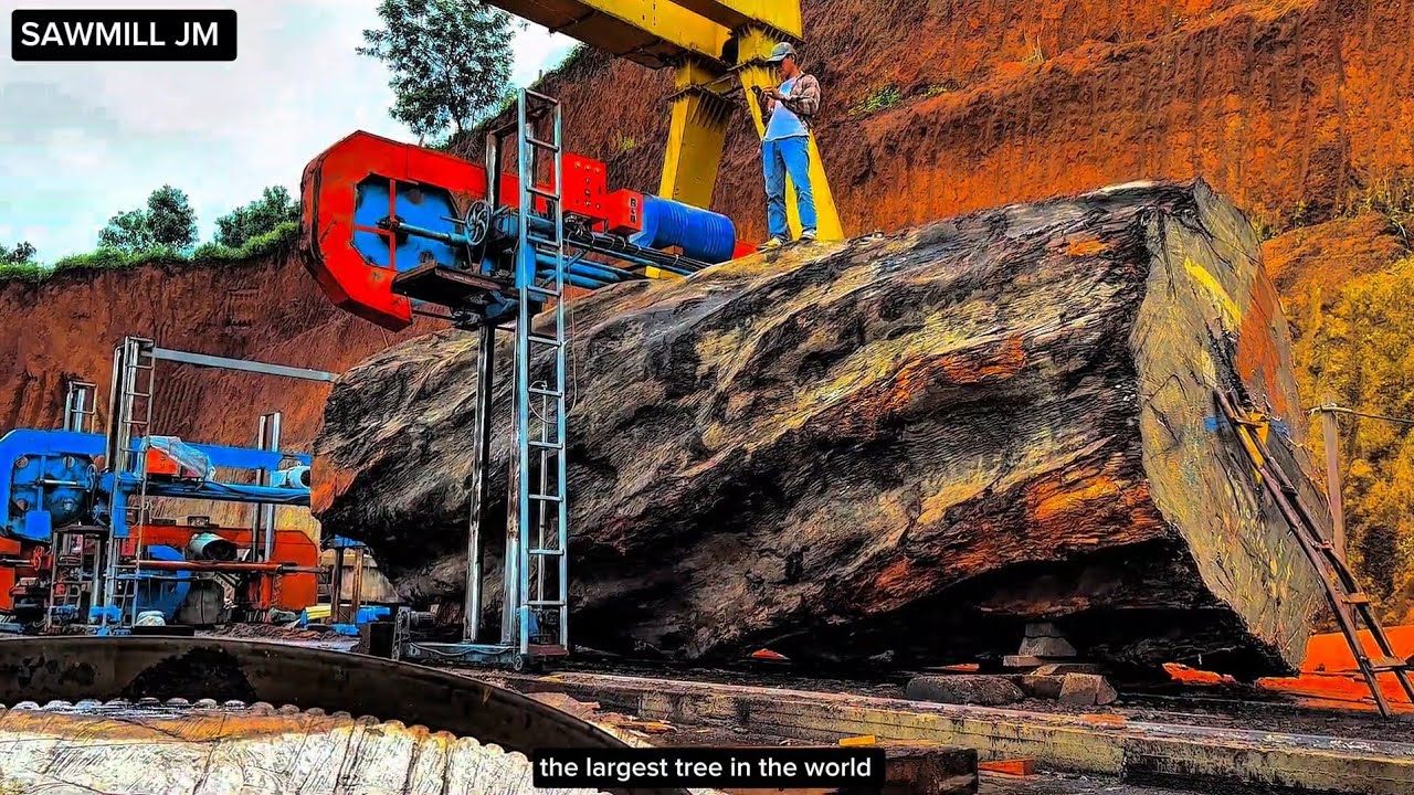 cuts down a 4000-year-old tree
