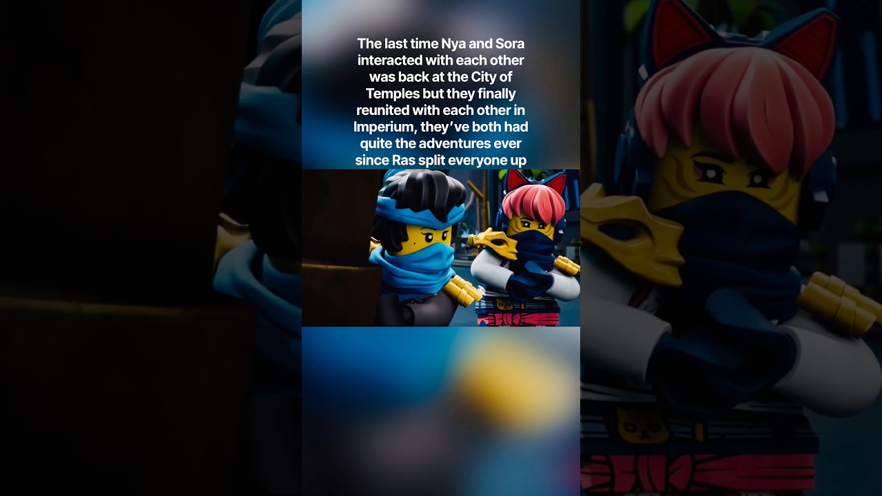 Nya reunites with Sora in Imperium #ninjago #legoninjago #ninjagodragonsrising #dragonsrising