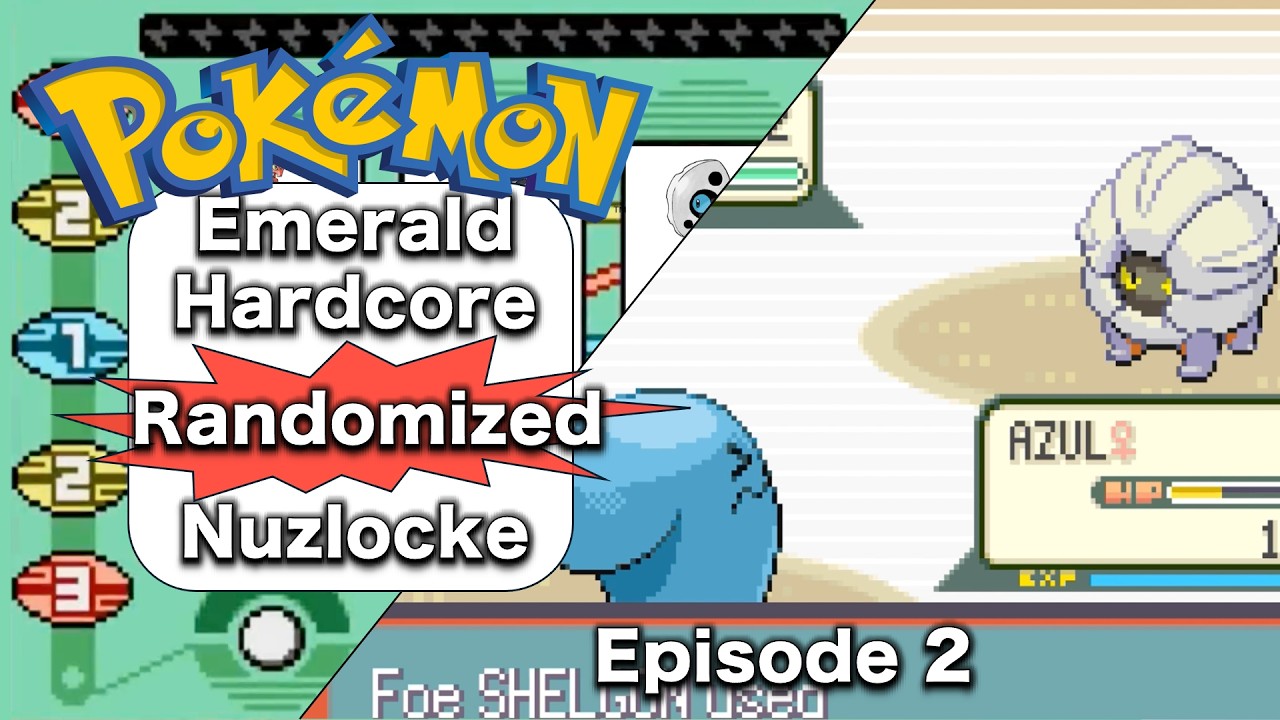 1st Gym: Roxanne! Pokemon Emerald Randomized Hardcore Nuzlocke - Attempt 1, Episode 2