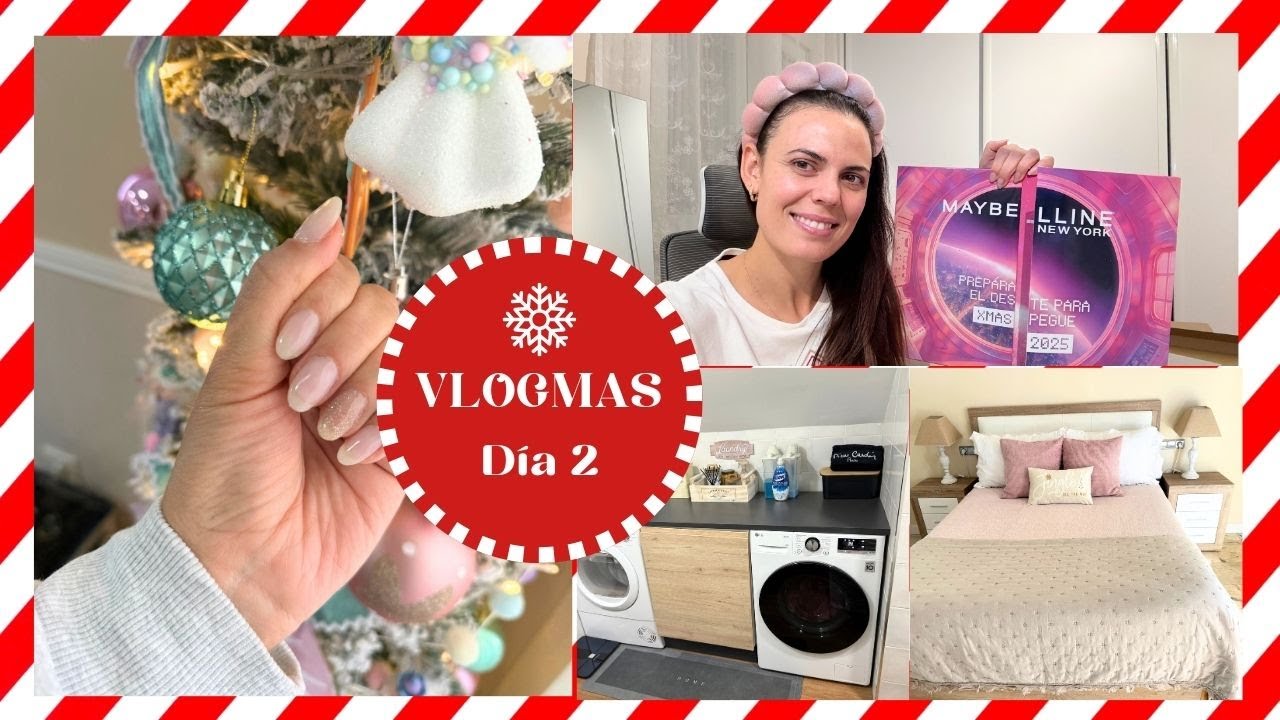VLOG+2 🎄❤️ Me llegó el calendario de ADVIENTO DECORANDO las HABITACIONES¡¡¡ //FAMILIABOMBONASO