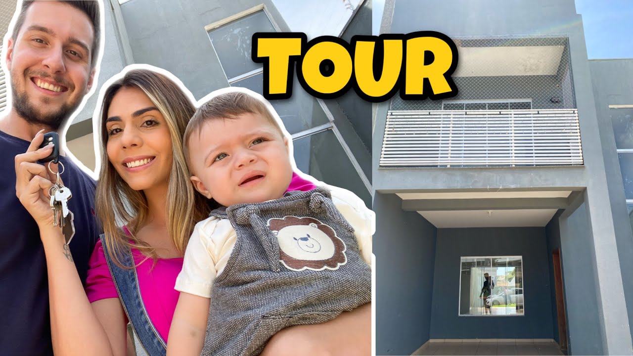 TOUR PELA CASA NOVA 🏠 Antes da reforma 💕