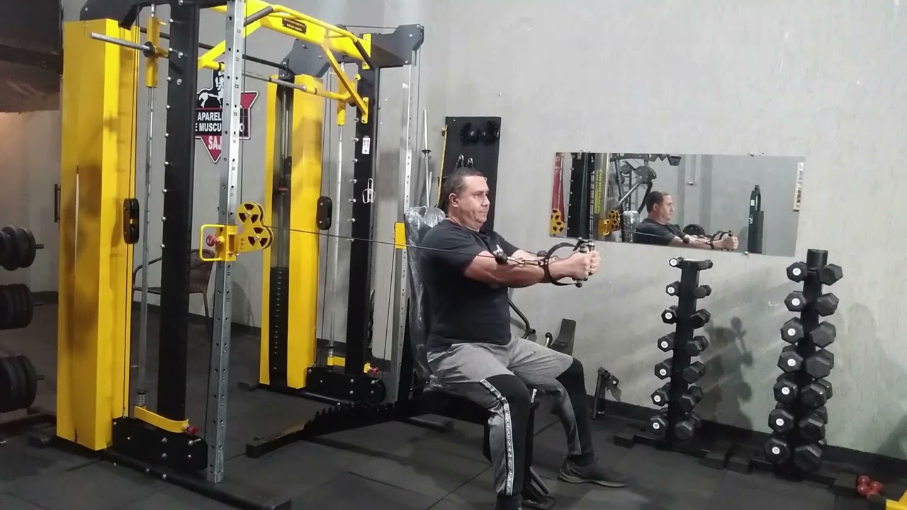 TREINO DE PEITORAL NO CROSS SMITH SAJ EQUIPAMENTOS