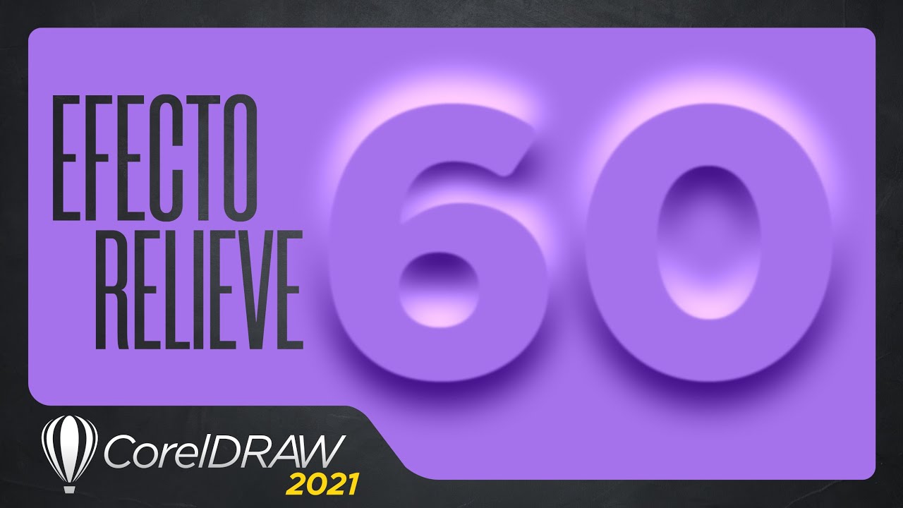 Efecto 🧊 ALTO RELIEVE en CorelDRAW 2022 si que es Fácil!!!
