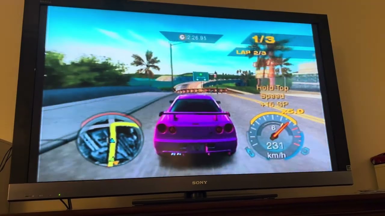 Need For Speed Undercover PS2 Lap Knockout Silver 5:59.37 