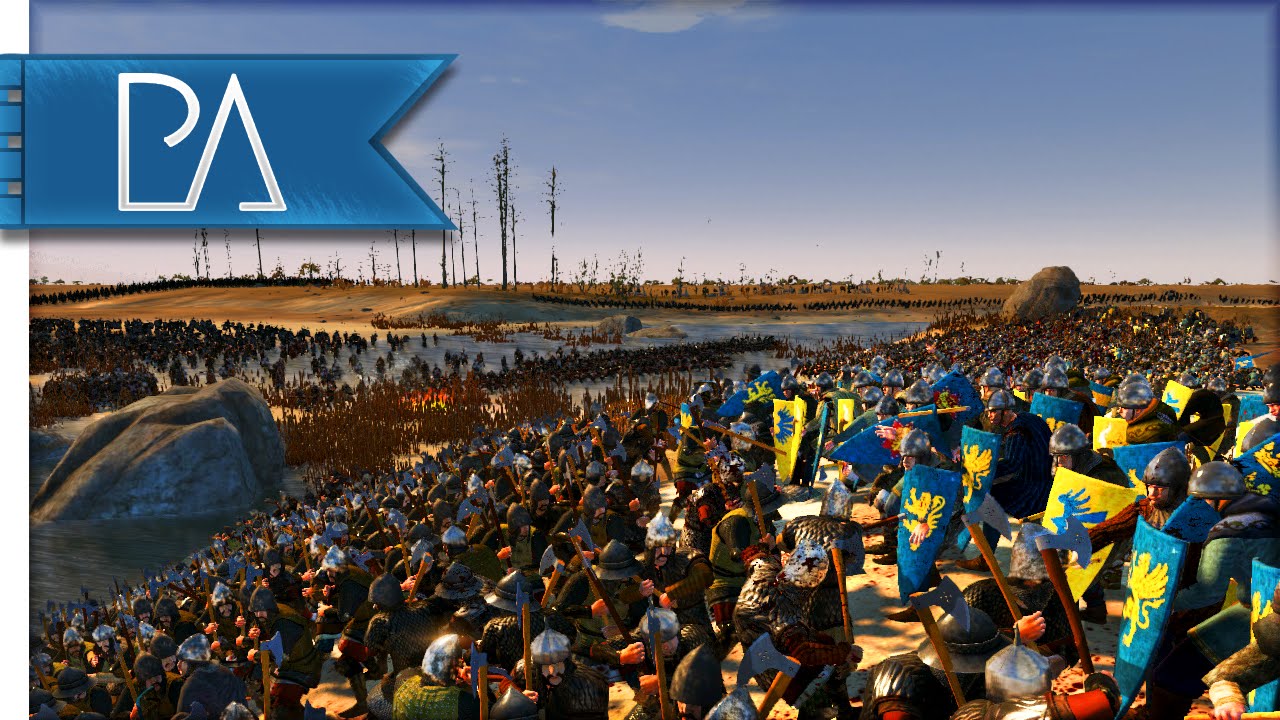 HEROIC RIVER CROSSING BATTLE - Medieval Kingdoms Total War 1212AD Gameplay