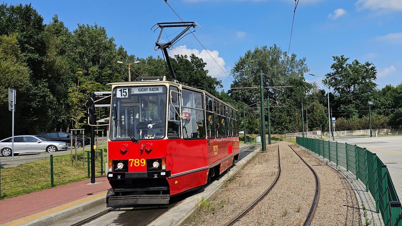 Konstal 105NT #789. MPK Kraków, linia 15