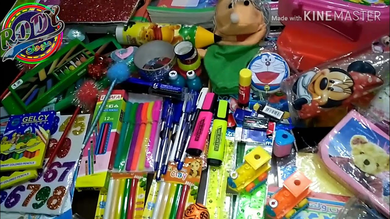 مشتريات المدرسه كلها بالأسعار 2019/back to school/راجعين لوجع القلب😂