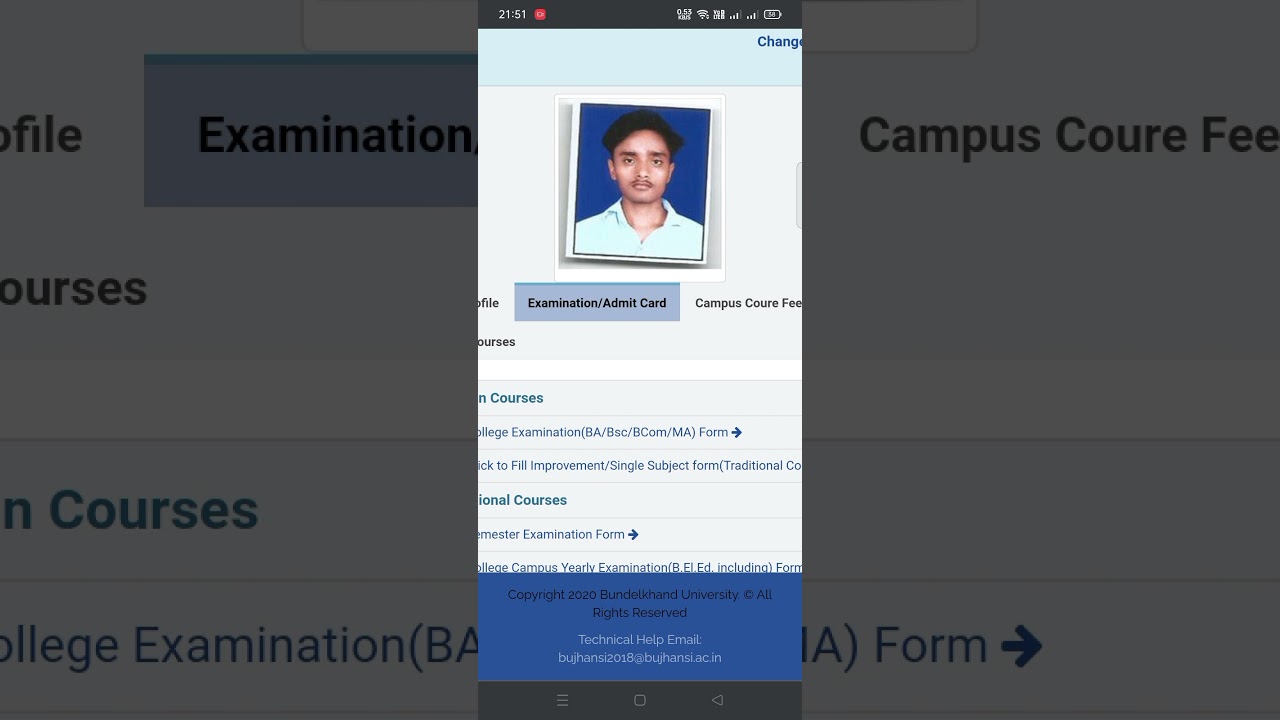 Bundelkhand University examination form 👍👍 fill 2022 #examinationform #bundelkhanduniversity  #help