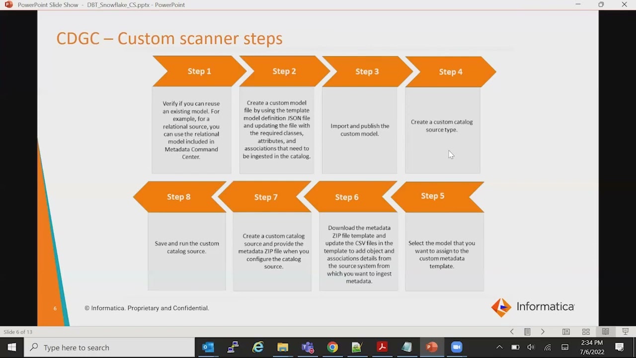 Cloud Data Governance Catalog - DBT with Snowflake - Custom Scanner Case Study