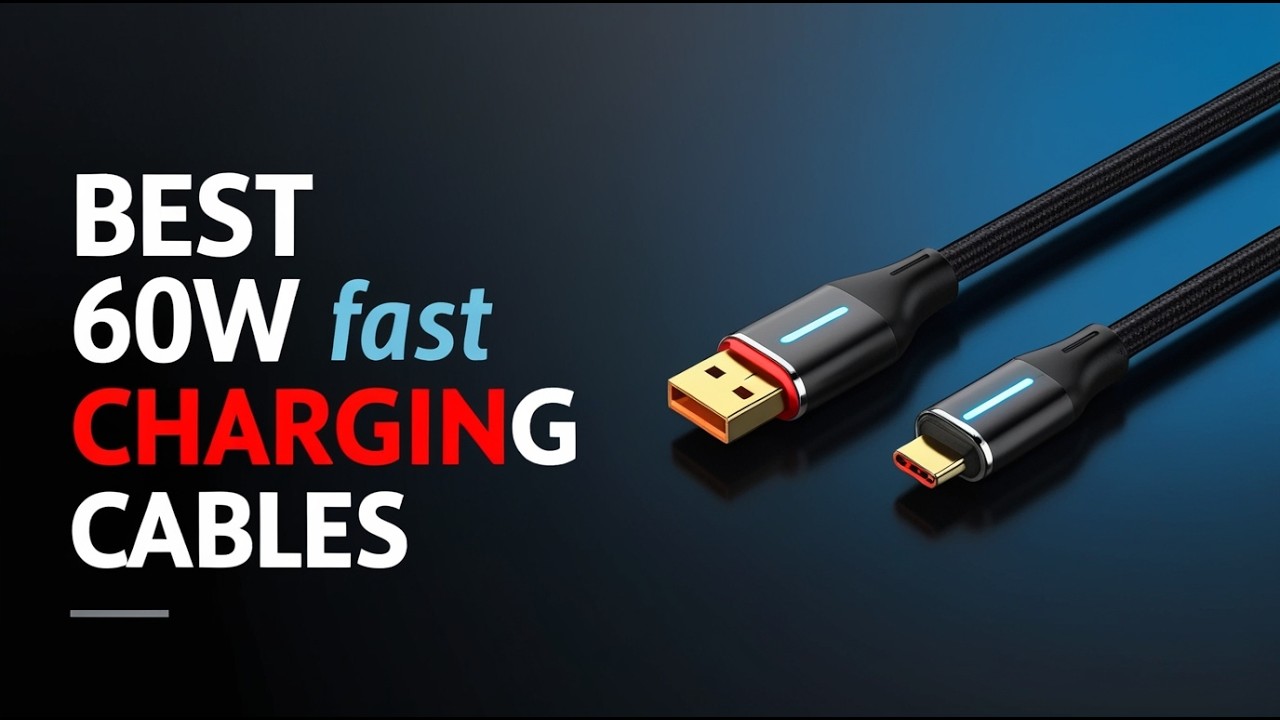 5 Best Durable 60W Fast Charging Cables for Everyday Use