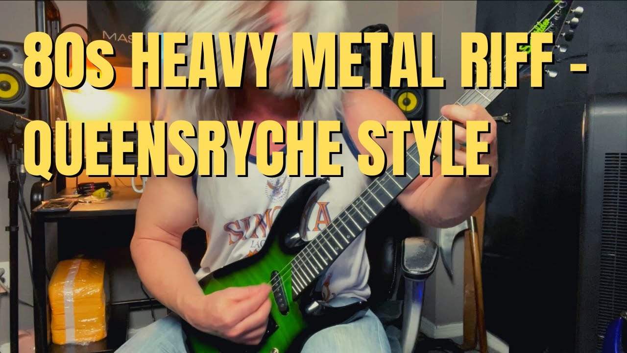 80s Heavy Metal Guitar Lesson (Sounds Like Queensryche) with Gunnar