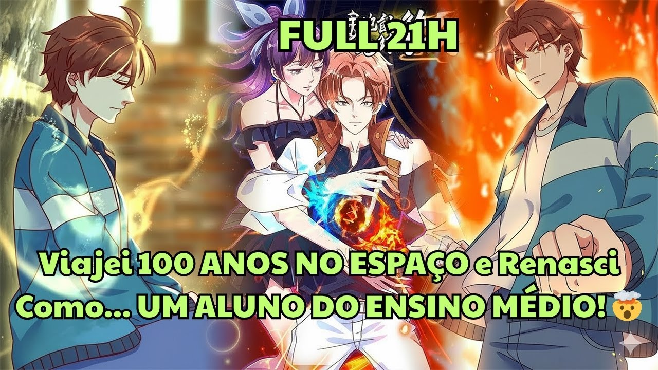 Viajei 100 ANOS NO ESPAÇO e Renasci Como... UM ALUNO DO ENSINO MÉDIO! 🤯 - Manhwa Recap