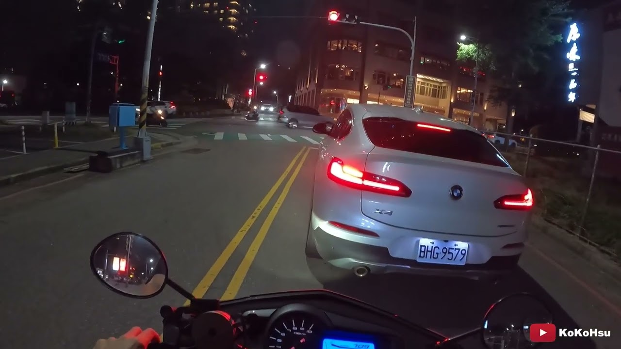 勁戰熱車日常#166 晚上代個步 | 有推薦的運動相機嗎？Acepro2, Action 5 | Cygnus X Scooter Ride POV in Taiwan Street【KoKoHsu】