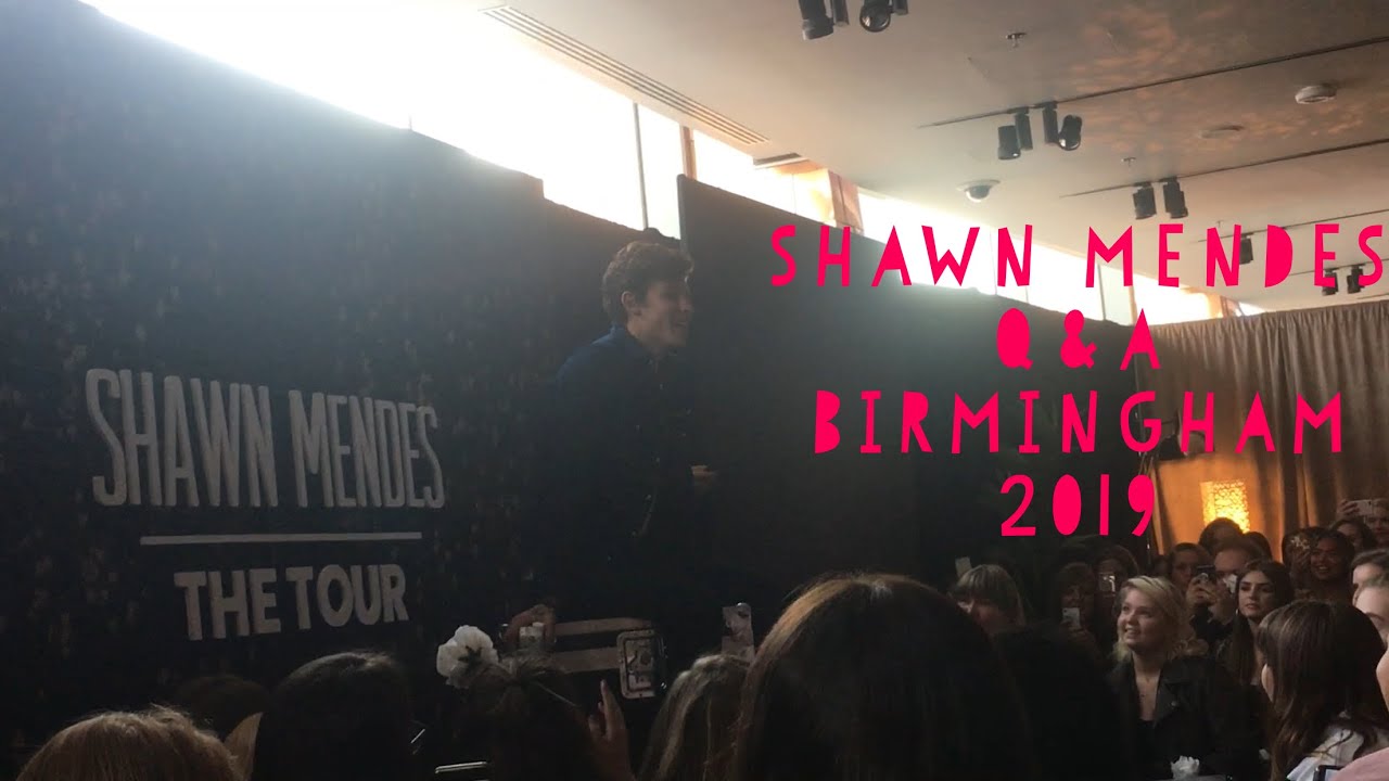 SHAWN MENDES THE TOUR BIRMINGHAM (FULL Q&A) - 09/04/19