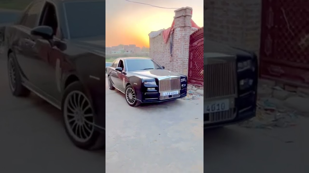 rolls royce car in Pakistan village video 😂 #shortsvideo