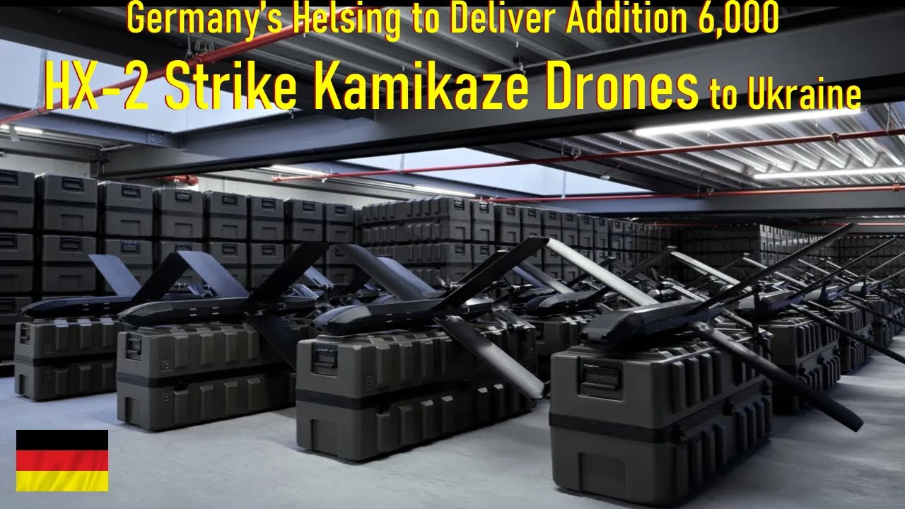 Germany&rsquo;s Helsing to deliver addition 6,000 HX 2 strike kamikaze drones to Ukraine