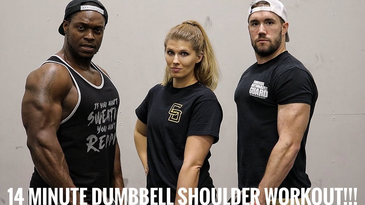 14 Minute Follow Along Shoulder Workout!!! (Crazy Pump!!!)