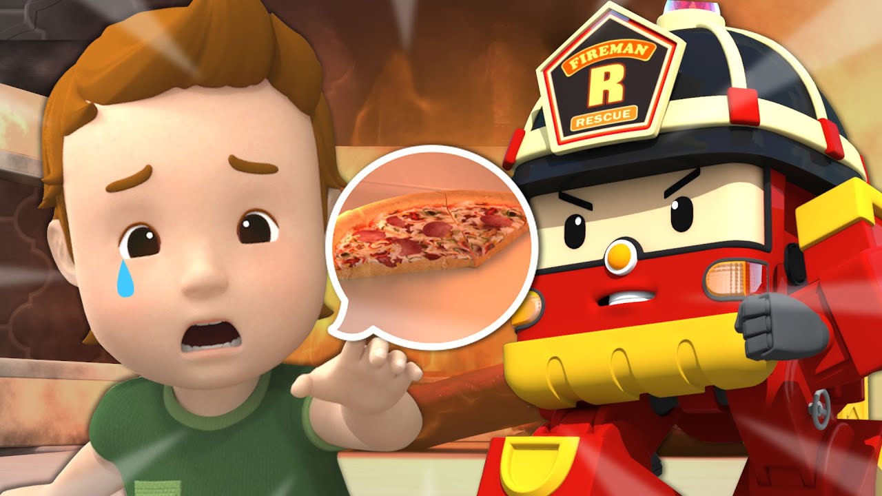 Le Micro-ondes a Explosé│Classe de Sécurité POLI│Sécurité de la Cuisson│Robocar POLI télé
