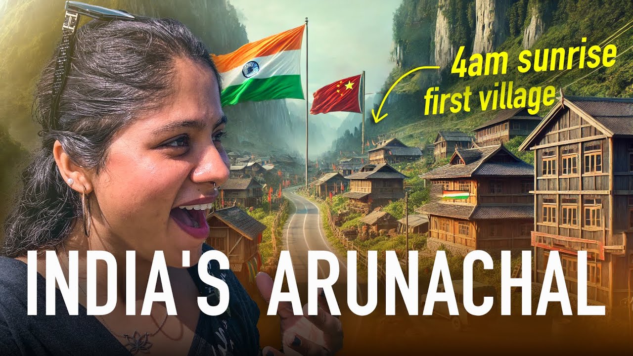 I Saw INDIA'S FIRST SUNRISE 🌞 & THE FIRST VILLAGE Near India-China Border 🇮🇳🇨🇳