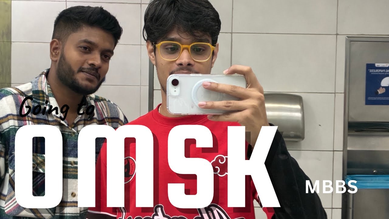 Going to Omsk 🛩️( Omsk state medical university) ||  Delhi to Tashkent [Part-1] || Vlog -1 