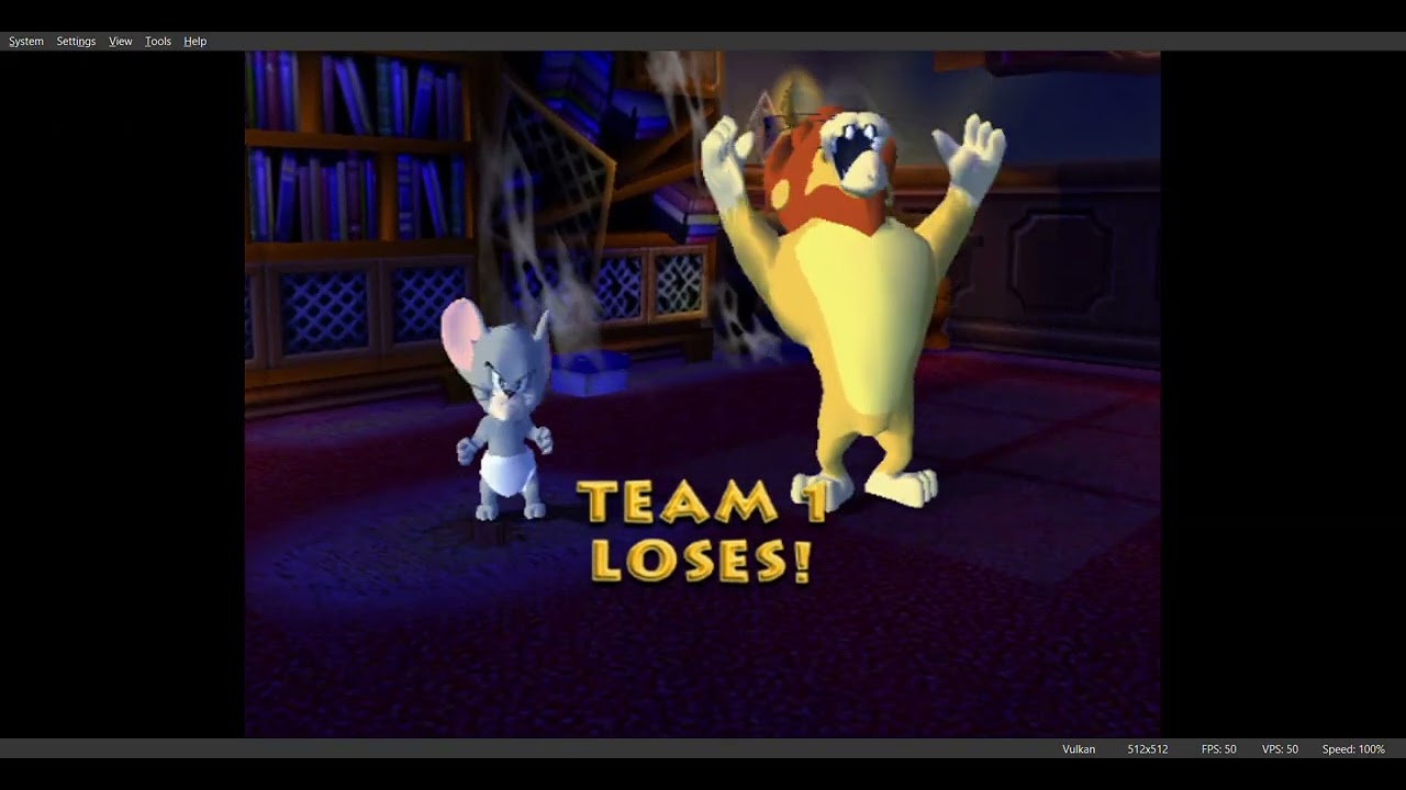 Tom & Jerry's War of the Whisker nibble and lion vs jerry and lion
