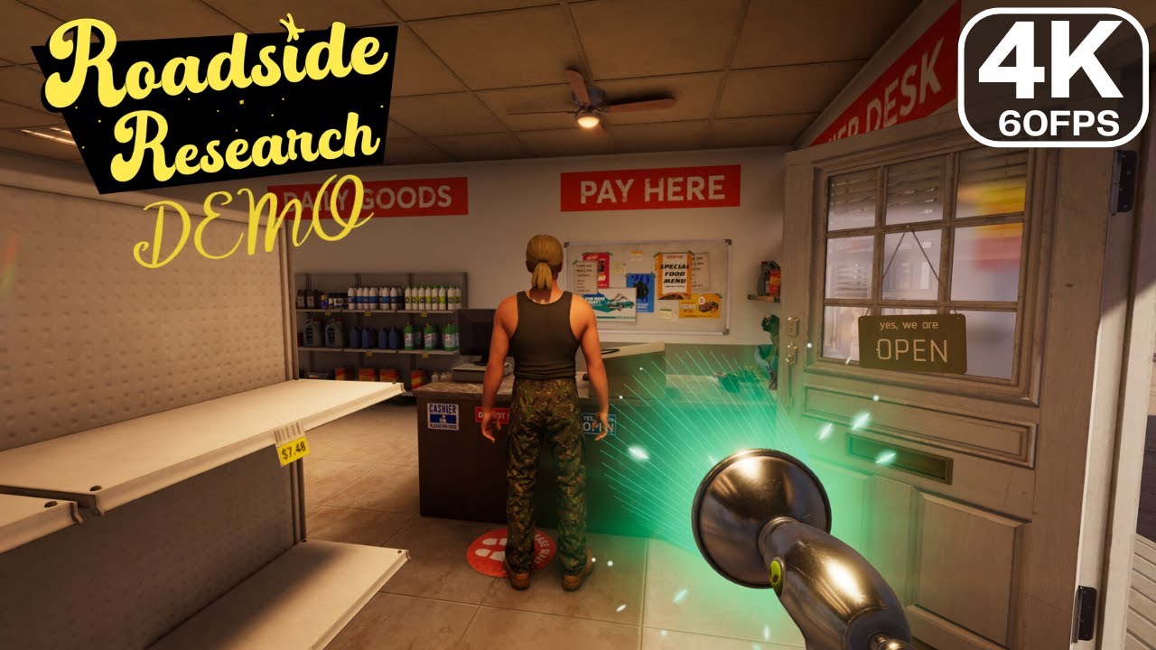 Roadside Research Demo Gameplay Walkthrough [4K 60FPS] - No Commentary